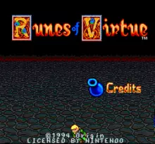 Image n° 3 - screenshots  : Ultima - Runes of Virtue II (Beta)